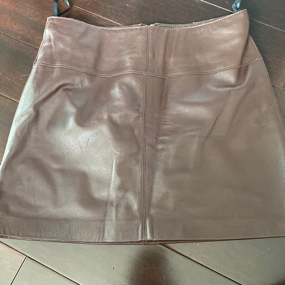 COPY - Bebe size 2 genuine leather skirt